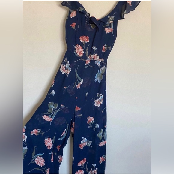 Reformation Floral V-Neck Jumpsuit - Picture 2 of 3